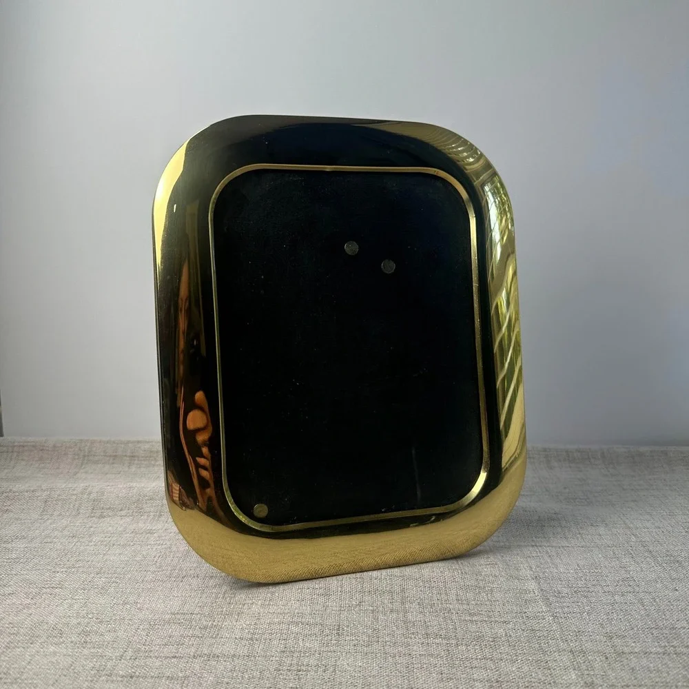 Vintage Brass Picture Frame | 1980s Gold Photo Frame
